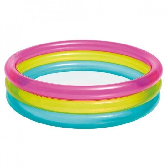 Надувний дитячий басейн Intex 57104NP Rainbow Baby Pool