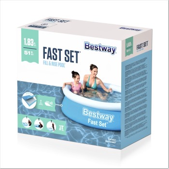 57392 Басейн Bestway Fast Set 1.83m x 51cm