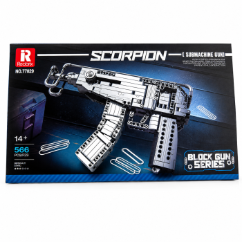 G255963-77029 Конструктор Reobrix UZI, модель із будівельних блоків, 566 деталей