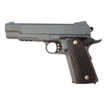 Металевий пістолет VIGOR V13 Silver Grey