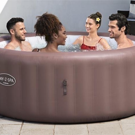 6001G Надувний джакузі - СПА Lay-Z-Spa Hawaii, Bestway, 196 х 71 см (6 місць: 1 325 л/год, аеро)