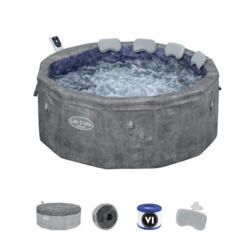 6001V Джакузі - СПА Lay-Z-Spa Carrara зі вбудованими панелями, Bestway, 170 х 65 см (6 місць: 1 325 л/год, аеро)