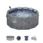 6001V Джакузі - СПА Lay-Z-Spa Carrara зі вбудованими панелями, Bestway, 170 х 65 см (6 місць: 1 325 л/год, аеро)