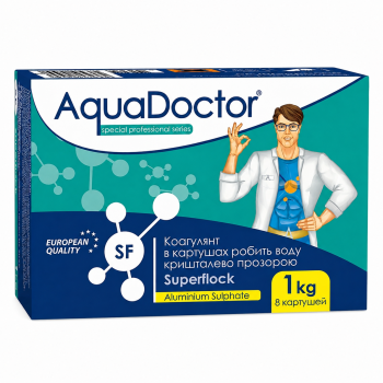 Коагулюючий засіб у картушах AquaDoctor SF SuperFlock 1 кг