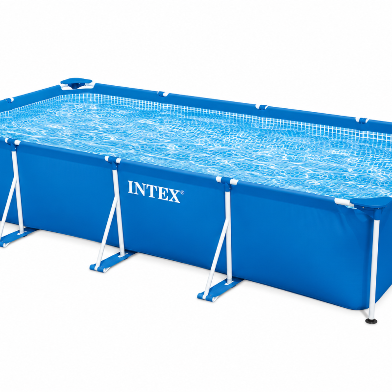 Каркасний басейн Intex 28273NP Rectangular Frame Pool 450 × 220 × 84 см
