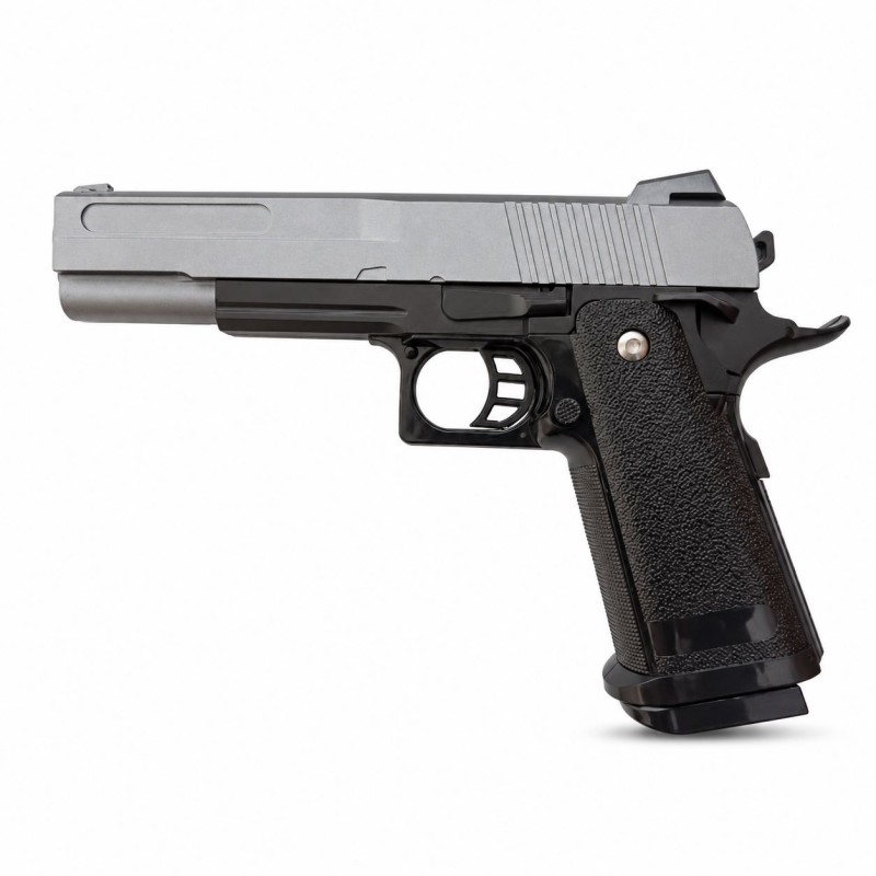 Страйкбольний пістолет VIGOR V306 Silver Grey HI-CAPA 5.1, 6 мм, сріблясто-чорний