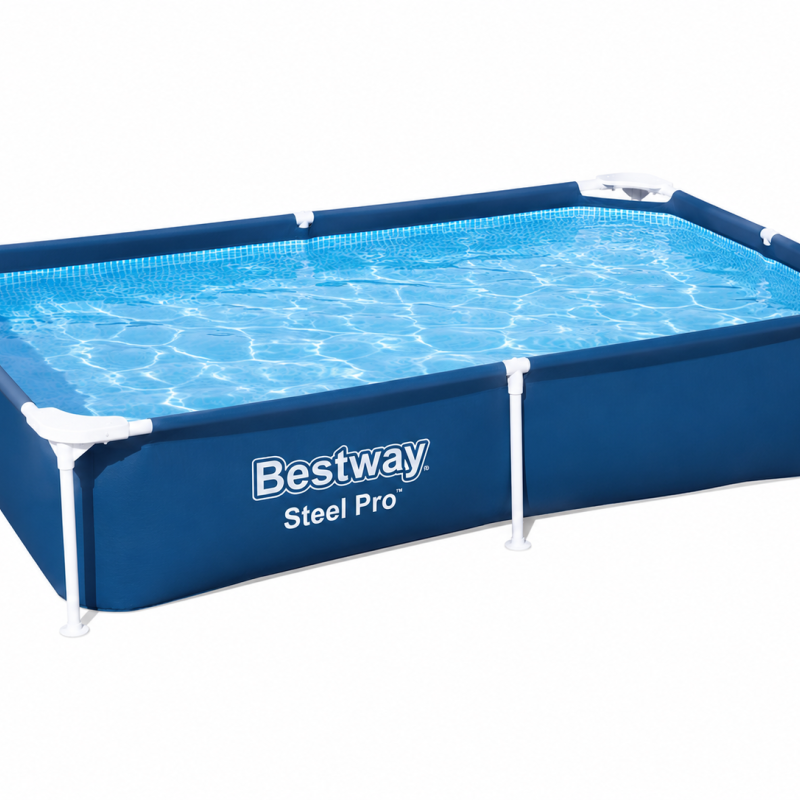 Каркасний басейн Bestway 56401 Steel Pro 221×150×43 см