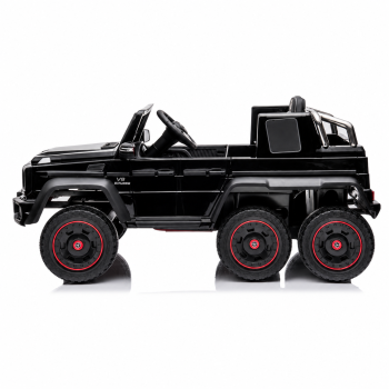 Дитячий електромобіль Mercedes AMG G63 ABL 6×6 2-місний, 6 ведучих коліс, чорний