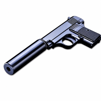 Страйкбольний пістолет Galaxy G9A Colt 25 mini з глушником (металевий)