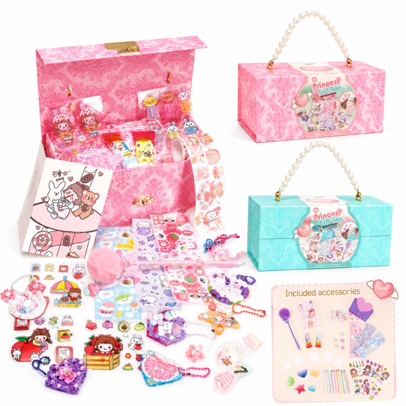 G480448-ZD110 Подарунковий набір з прикрасами Princess Gift Box — DIY Jewelry Design 2 кольори