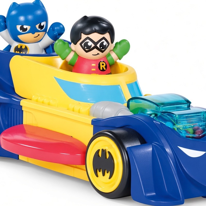 Ігровий набір Toomies DC Comics Batman Бетмобіль 3 в 1 з фігурками Бетмена та Робіна E73262
