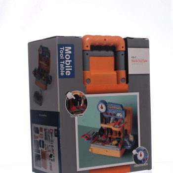 8022P Детский Набор инструментов "Юный строитель" в чемодан-коробка