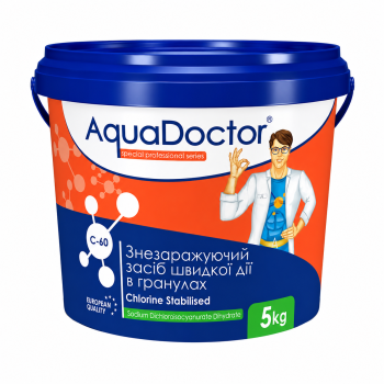 Хлор AquaDoctor C-60 5 кг в гранулах 001550