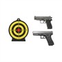 C4 Пістолет GLOCK G17 Vigor пластик + пістолет SIG P226+ мішень 6.5 дюймів+ кулі 0.12г 1000шт