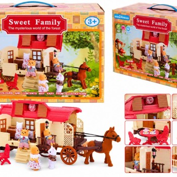 Животные флоксовые Happy Family 1505 Домик передвижной