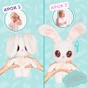 906785 М’яка іграшка PEEKAPETS – БІЛИЙ КРОЛИК