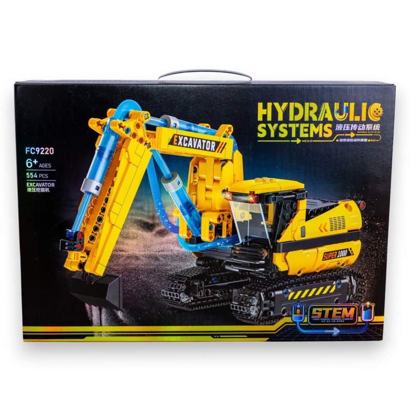 G442177-FC9220 Іграшковий конструктор Екскаватор з гідравлічною подачею 578 деталей