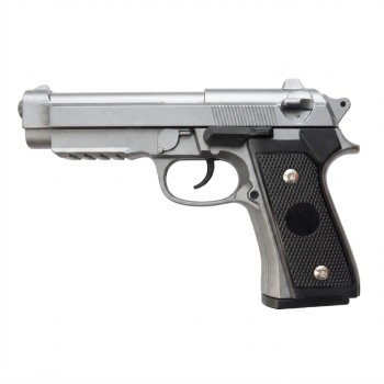 Металевий страйкбольний пістолет VIGOR V22 Silver Grey Beretta M9 (6 мм BB)