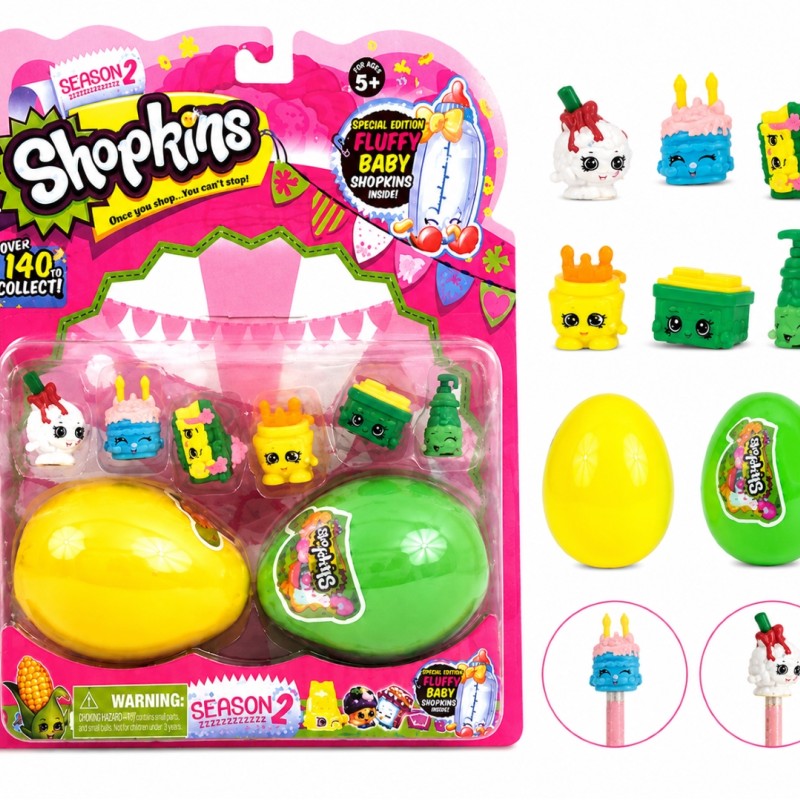 Фігурки Shopkins 862116 — насадки на ручки та олівці