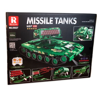 Конструктор 55027 Військовий Танк MOC на радіокеруванні