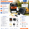 Сонячна система DAT AT-9019 з 3 LED лампами, FM та Bluetooth