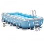 Каркасний басейн Intex 26788NP Prism Frame 400 × 200 × 100 см з картриджним фільтром 2006 л/год і драбиною