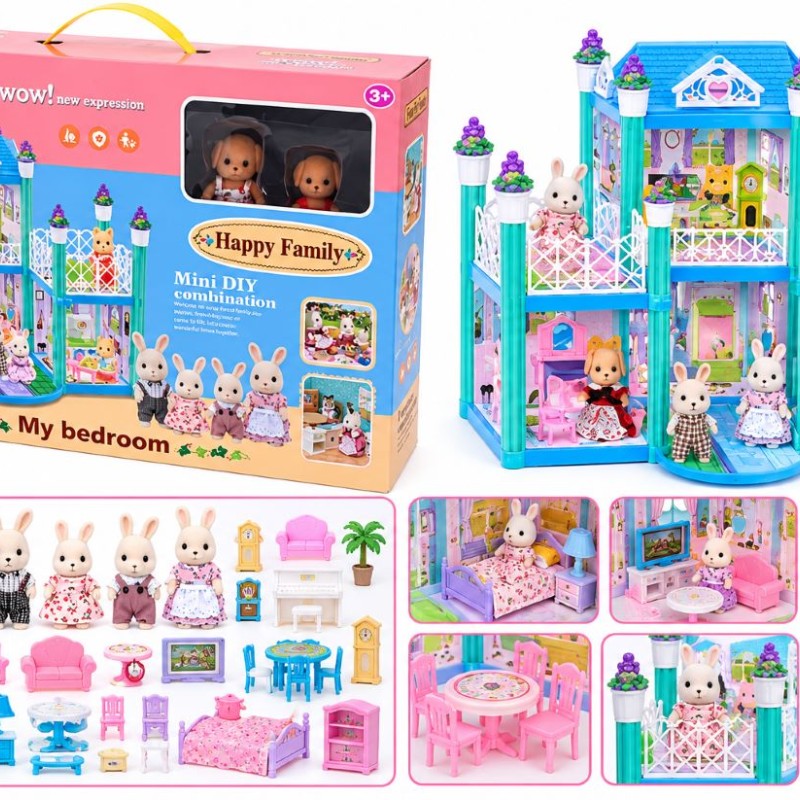 Игровой домик Happy Family Флоксовые Животные 20053
