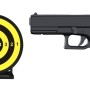 C1-7 Пістолет GLOCK G17 Vigor метал + мішень 6.5 дюймів+ кулі 0.12г 1000шт
