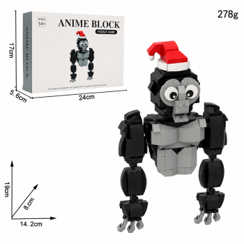 G467702-BH100527 Конструктор Anime Block Gorilla Tag: "Різдвяна шапка" 378 деталей