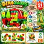 Розвиваючий конструктор для малюків Dino Saurs G482869-6688-116A, 51 деталь