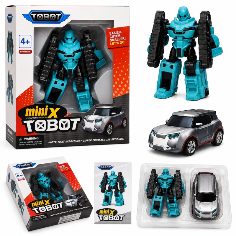 G483198 -A38X-GREEN Трансформер Tobot Mini — робот-машинка, що трансформується (3+)