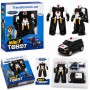 G483197-A1Y-WHITE-BLACK Трансформер Tobot Mini робот-машинка 11 см
