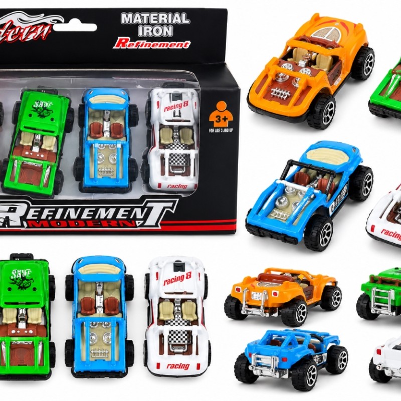 Набір металевих машинок 3324 ZZ Toys, 4 шт.