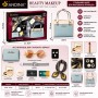 G560427-676-1 Дитячий ігровий набір аксесуарів та косметики ANDINA «Beauty Makeup» сумочка, хустинка, сережки, окуляри, пудра, тіні