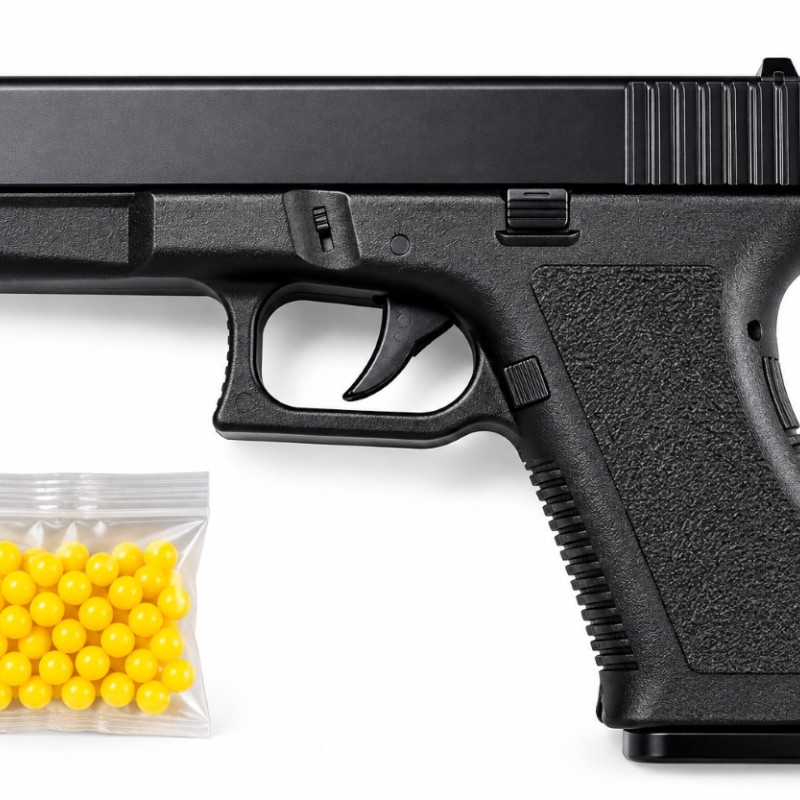 Страйкбольний пістолет VIGOR V307 GLOCK G17, пластиковий, 6 мм BB, чорний