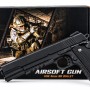 Страйкбольний пістолет VIGOR V304 HI-CAPA 5.1, пластиковий, 6 мм BB, чорний