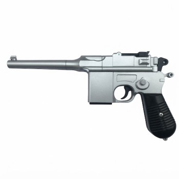 Металевий пістолет VIGOR V10 Silver з двома магазинами