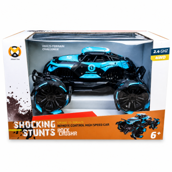 Трюкова повнопривідна машинка на радіокеруванні Shocking Stunts Rock Crusher G276059-36759, 2 кольори