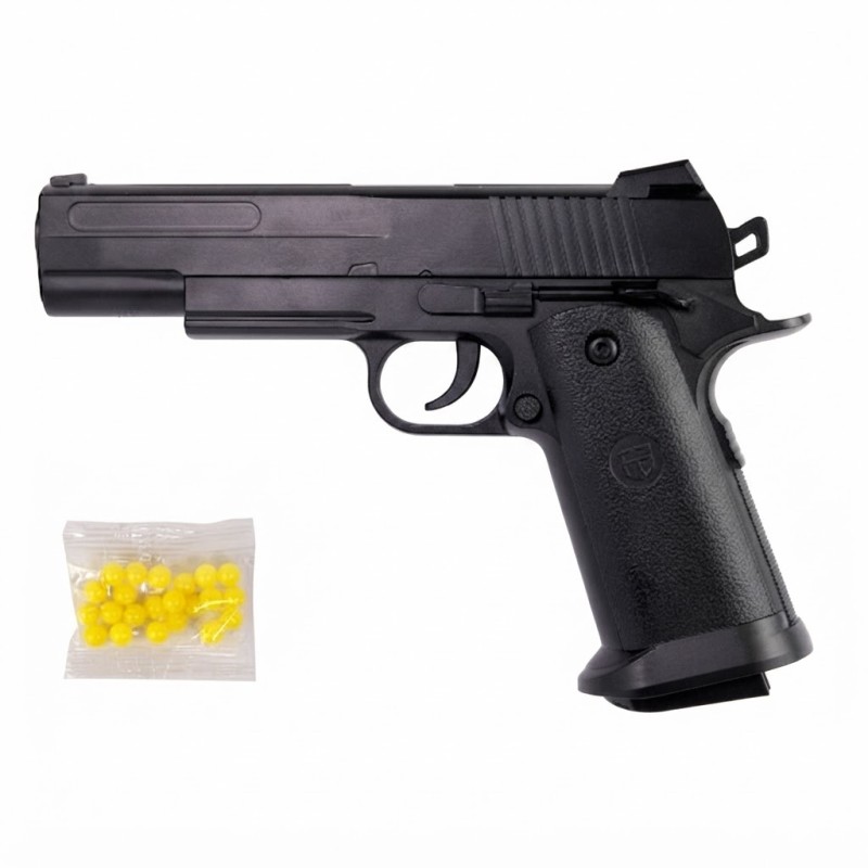 Металевий страйкбольний пістолет VIGOR V18 COLT M1911 (6 мм BB, чорний)