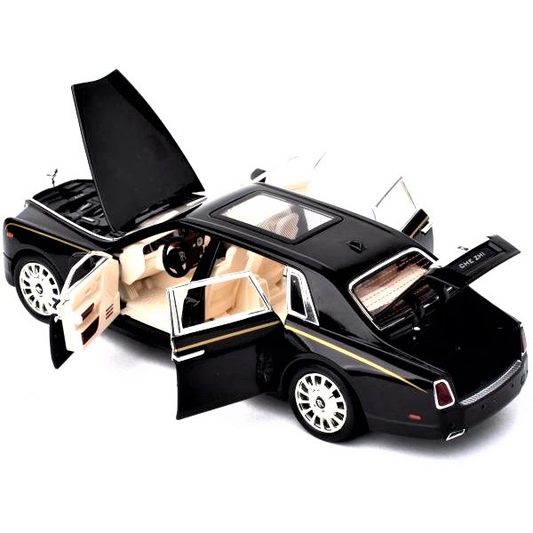G458901-DC24102 Металева машинка 1:24 Rolls-Royce Phantom 3 кольори інерція, світло, звук