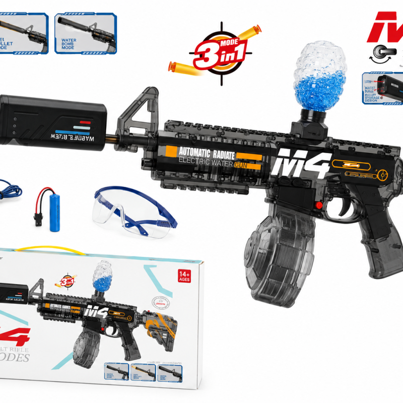 G540774-G676-1C Іграшковий акумуляторний автомат M4 Assault Rifle 3 в 1