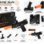 AR0754-1 AR Game Gun — віртуальний ігровий автомат для смартфона з Bluetooth