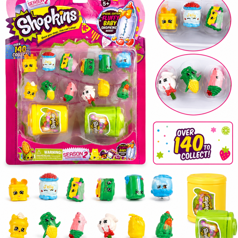 Фігурки Shopkins 862118 — насадки на ручки та олівці