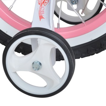 Дитячий велосипед Royal Baby Princess Jenny Girl Steel RB18G-4 Біло-рожевий