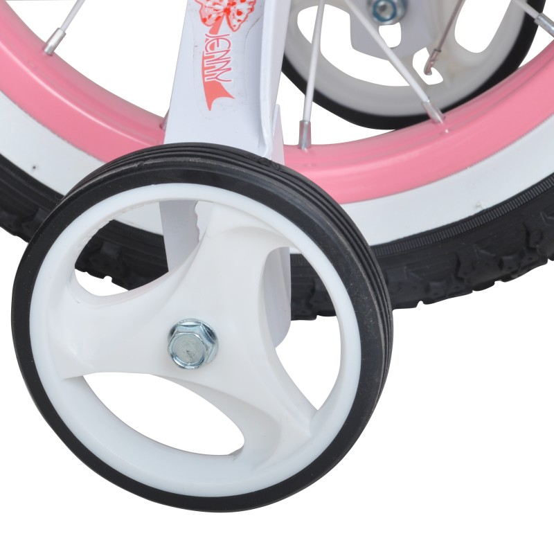 Дитячий велосипед Royal Baby Princess Jenny Girl Steel RB18G-4 Біло-рожевий