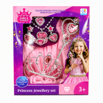G560698-620-1 Дитячий набір прикрас для принцеси з чарівною паличкою «Princess Jewellery Set»