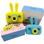 Дитячий цифровий фотоапарат камера зайчик з дисплеєм та іграми Smart kids X500