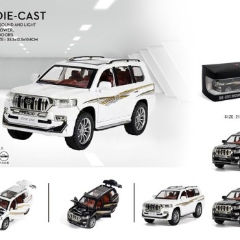 G192688-CZ124 Машина металева Toyota Prado світло та звук 2 кольори масштабу 1:24