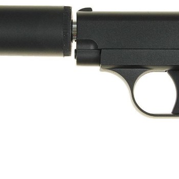 G1A Страйкбольний пістолет COLT25 із глушником метал чорний