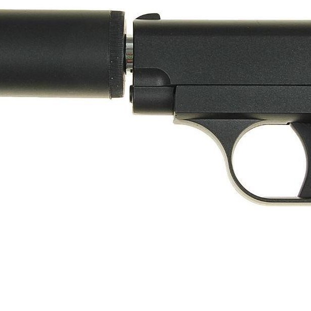 G1A Страйкбольний пістолет COLT25 із глушником метал чорний